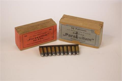 Sammlerpatronen 9 mm Luger, § B