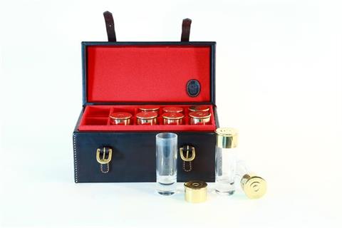 Beretta set of shot glasses with peg numbers