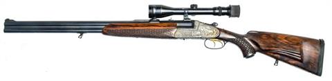 o/u double rifle J. Outschar - Ferlach, .375 H&H Mag., #352732, § C