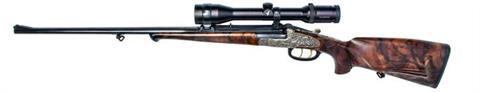 sidelock break-action rifle Karl Hauptmann - Ferlach, 7x65R, #23675, with 2 extra barrels, § C acc.