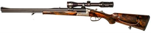 o/u combination gun Ziegenhahn & Sohn - Zella-Mehlis, .22 Hornet ; 20/76 with extra barrel 5,6x52R; 20/76, #8016, § C acc.