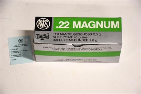 rimfire cartridges .22 Magnum, RWS, § unrestricted