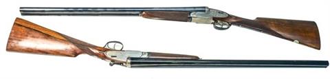 pair of  sidelock-s/s shotguns Parkemy - Eibar, 12/70, #74528 & #80042, § D