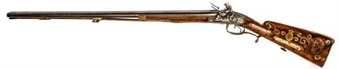 flintlock S/S shotgun D. Argent - Stuttgart, 20 bore, #without, § unrestricted