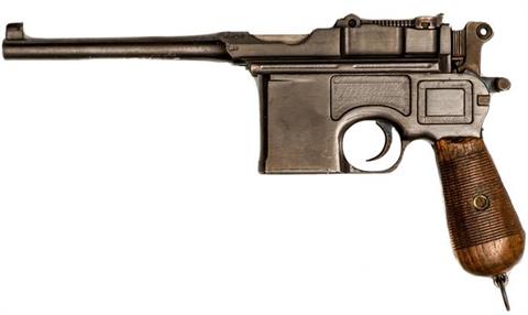 Mauser C96/12 Finnlandkontrakt, 7,63 Mauser, mit nummerngleichem Anschlagschaft, #7326, § B