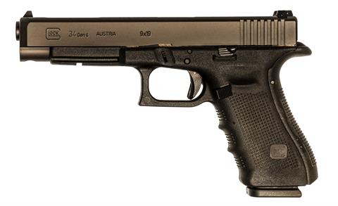 Glock 34gen4, 9 mm Luger, #YTW695, § B Zub. (W 1536-16)