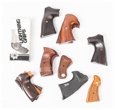 revolver grips, bundle lot of 9 items