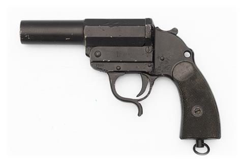 flare pistol model army, Wehrmacht, Carl Walther, Zella -Mehlis, 4 bore, #7387, § unrestricted