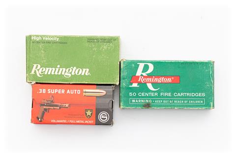 pistol cartridges .38 Super Automatic, Geco and Remington, § B