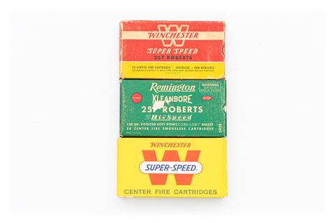 rifle cartridges .257 Roberts, Winchester & Remington, § unrestricted