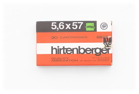 rifle cartridges 5,6 x 57, Hirtenberger, § unrestricted