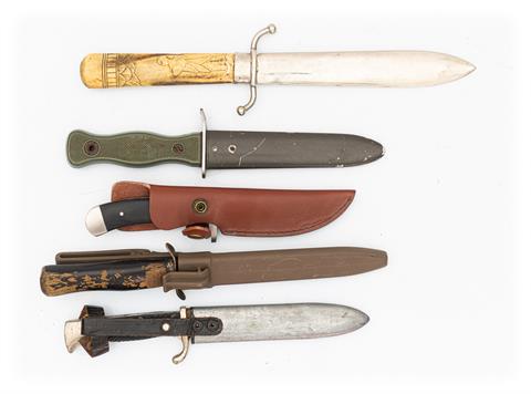 knife bundle lot, 5 items
