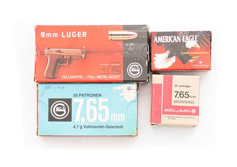 pistol and rimfire cartridges, various, bundle lot - § B