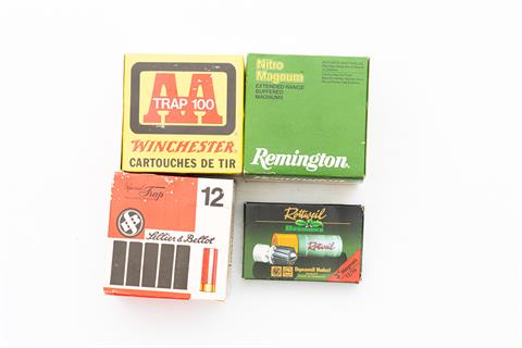 shotgun cartridges 12/70 and 12/76, various makers, bundle lot