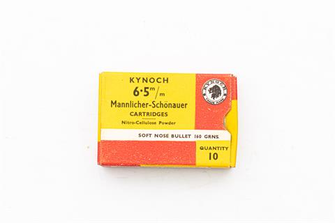Büchsenpatronen 6,5 x 54 Mannlicher-Schönauer, Kynoch § frei ab 18