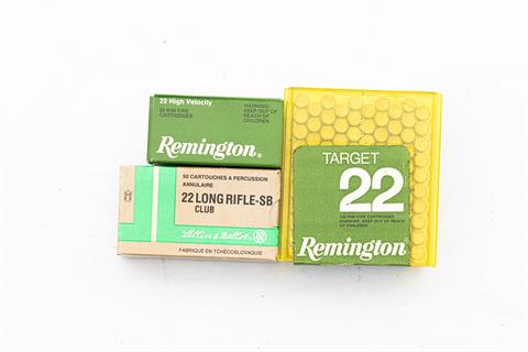 rimfire cartridges bundle lot .22 lr., 1.650 rounds, § unrestricted
