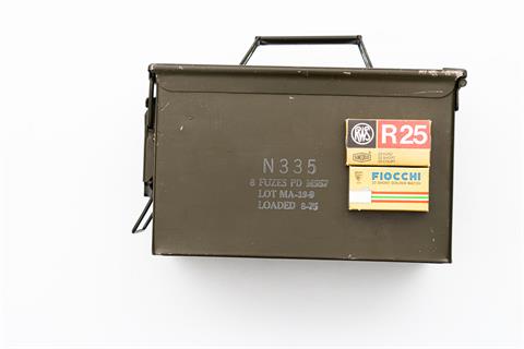 rimfire cartridges .22 short, RWS and Fiocchi, large bundle lot, § unrestricted