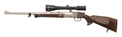 break action rifle, Roessler, 7 mm Rem. Mag., interchangeable barrel 5.6 x 50 R Mag., #16111947, § C +ACC
