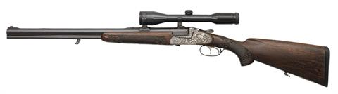 o/u combination gun Josef Just - Ferlach left stock cal. 5.6 x 50 R Mag. & 16/70 #24181, § C