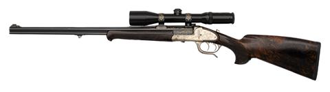 o/u combination rifle H. Scheiring - Ferlach cal. 6 x 50 R Scheiring & 22 Win. Mag. RF plus 7 mm Rem. Mag serial #22356 ; 22356