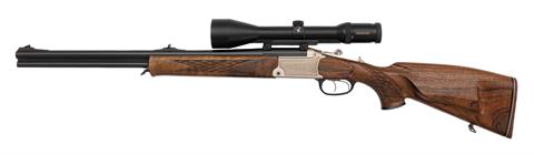 o/u combination rifle Sauer / Blaser BS 97 cal. 6,5 x 57 R & 30 R Blaser plus 12/70 & 222 Rem. serial #4/76546 ; 4/66229