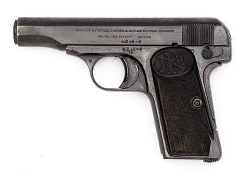 pistol FN Fabrique National model 1910  cal. 7,65 mm Browning #119966 §B (S215933)