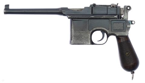 Pistole Mauser C96/12 österreichische Luftfahrtruppe  Kal. 7,63 Mauser #196402 § B +ACC
