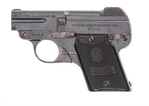Pistole Steyr-Pieper Kipplauf Kal. 6,35 Browning #43200 § B