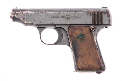 Pistole Deutsche Werke Erfurt Ortgies  Kal. 6,35 Browning #96829 § B ***