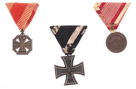 Medals convolut of 3 pieces