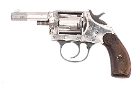 Revolver unbekannter belgischer Hersteller Model 1900 vermutlich  Kal. .320 Corto #ohne Nummer § B (S150924)
