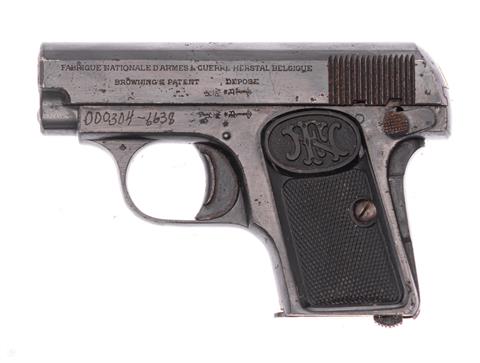 Pistol FN-Browning Mod.1906 not shootable cal. 6,35 Browning #533635 § B (S160683)