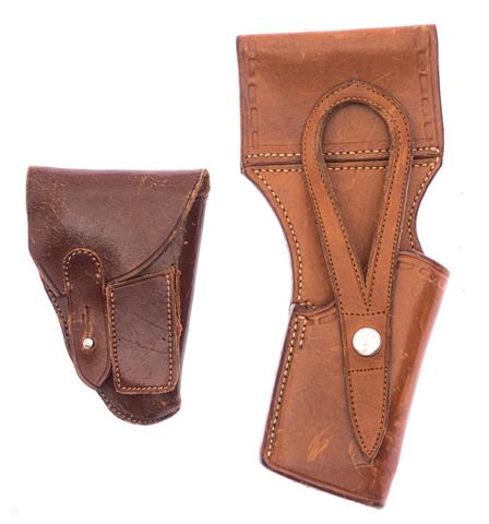 Leather holster convolut of 2 pieces