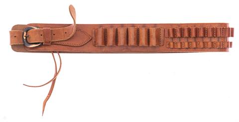 Leather cartrige belt