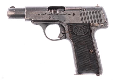 Pistole Walther Mod. 4 Fertigung Zella-Mehlis Kal. 7,65 Browning #219107 § B (W 819-22)