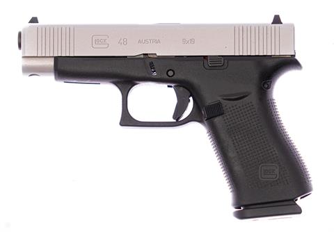 Pistole Glock 48 FS Silver Slide Kal. 9 mm Luger #BULM972 § B +ACC***
