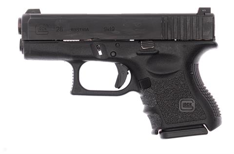 Pistole Glock 26  Kal. 9 mm Luger #BXA482 § B +ACC