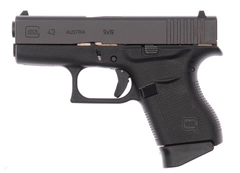 pistol Glock 43  cal. 9 mm Luger #BDSR337 § B (W 786-22)