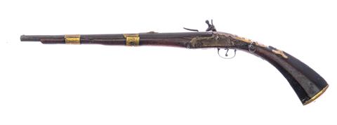 Flintlock carbine oriental unknown manufacturer, cal. 12.5 mm #without § free from 18