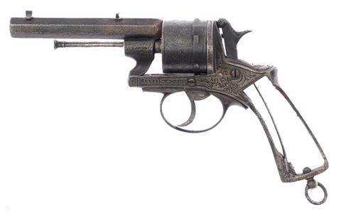 Revolver L. Gasser Vienna Cal. probably 9 mm Gasser-Kropatschek, #95121 § B Production before 1900