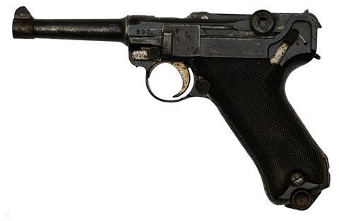 Pistole Parabellum P08 Erfurt KL 1933 Kal. 9 mm Luger #598 § B