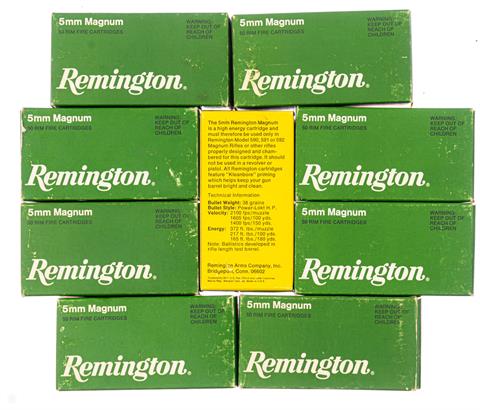 Rimfire cartridges 5 mm Magnum Remington § free from 18