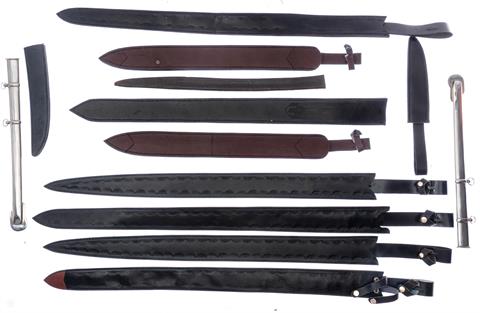 Sword scabbards mixed lot