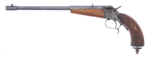Single shot pistol of unknown German manufacturer cal. 22 short #5 §B (V47)