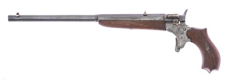 Single shot pistol Unknown manufacturer Cal. probably 22 long rifle? #44 §B (V46)