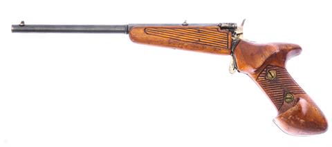 Single shot pistol of unknown manufacturer cal. 22 short #45 §B (V45)