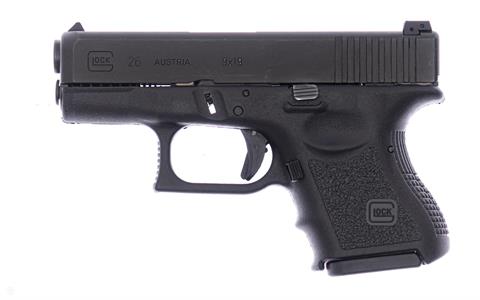 Pistol Glock 26 Gen3 cal.  9 mm Luger #BUP752 § B (W2086-20)