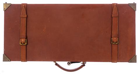 Leather suitcase Doppelbüchse Scheiring