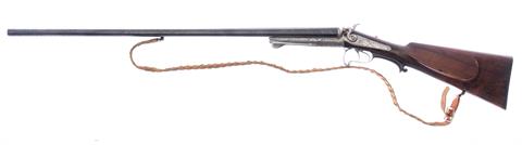 Hammer S/S shotgun unknown Belgian manufacturer probably cal. 16/65 #12809 § C ***
