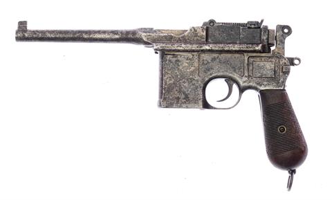 Pistole Mauser C96/12 östererich-ungarische Fliegertruppe Kal. 7,63 Mauser #195239 § B ***